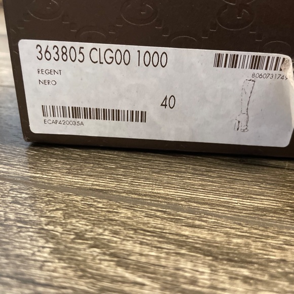 gucci black leather boots / size 40 - Picture 10 of 10